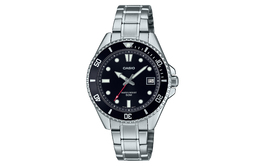 Casio Женские черные часы mdv-10d-1a1v