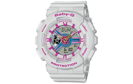 Casio Женские часы BABY-G белого цвета ba-110nr-8a