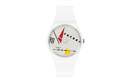 Swatch Часы унисекс 34 мм белые so31w106