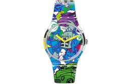 Swatch Мужские синие часы suow133, 47,4 мм