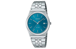 Casio Женские часы Standard Series 35 мм синего цвета mtp-b145d-2a2