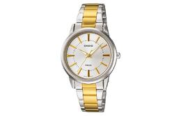 Casio Часы унисекс стандартной серии белого цвета ltp-1303sg-7av