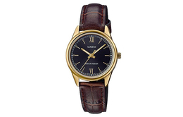 Casio Женские часы Standard Series Black Watch ltp-v005gl-1b2