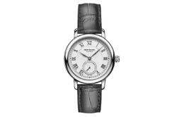 Montblanc Женские часы Star Series с автоматическим механизмом, 32 мм, белый циферблат, корпус из нержавеющей стали, кожаный ремешок 126111