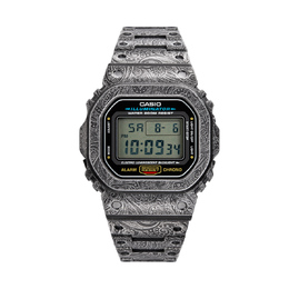 Casio Мужские часы серии G-SQUAD Black Watch dw-5600ue-1改装-(team788-改装-腰果花)