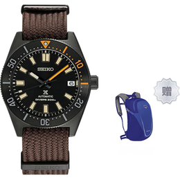 Seiko Коллекция PROSPEX. Механические часы с тканевым ремешком. Мужские часы с черным циферблатом spb253j1品牌