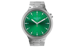 Унисекс зеленые часы sb07s101g Swatch