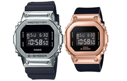 Casio Часы унисекс парные Table Series Black Watch gm-5600-1+gm-s5600pg-1er