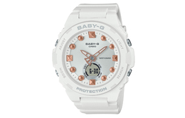 Casio Женские часы BABY-G белого цвета bga-320-7a2pr