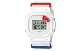 Casio Женские часы BABY-G белого цвета bgd-565kt-7dr