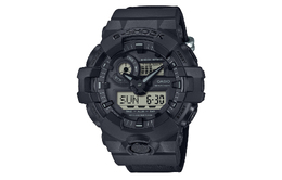 Casio Мужские часы с двойным жидкокристаллическим/аналоговым дисплеем, черные, ga-700bce-1apr