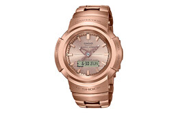 Мужские золотые часы серии Full Metal Casio awm-500gd-4apr个人