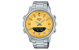 Casio Желтые часы унисекс amw-880d-9av