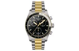 Tissot Мужские часы с кварцевым механизмом серии PR516, 40 мм, черный циферблат, корпус из нержавеющей стали, стальной ремешок t149.417.22.051.00
