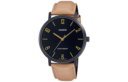 Casio Мужские стандартные черные часы mtp-vt01bl-1b