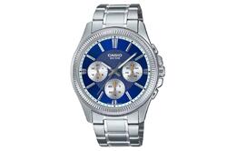 Casio Мужские часы стандартной серии синего цвета mtp-1375d-2a1v
