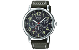 Casio Мужские часы Standard Series 45 мм, черные mtp-e309l-3a