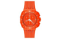 Swatch Часы унисекс 45 мм оранжевые suio400