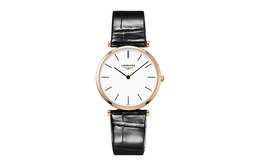 Longines Мужские кварцевые часы Jialan Collection с белым циферблатом l4.755.1.92.2