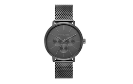 Michael Kors Наручные часы с кварцевым механизмом, ремешком из нержавеющей стали, 42 мм, черный циферблат, мужские часы mk8778