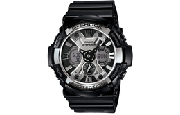 Casio Мужские молодежные черные часы ga-200bw-1a