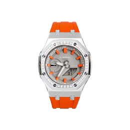 Серые часы унисекс Casio ga-2110et-8a改装-夕暮荣耀