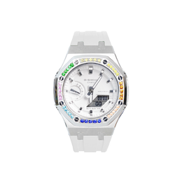 Casio Часы унисекс 462 мм белые gma-s2100-7a改装-钻の物语