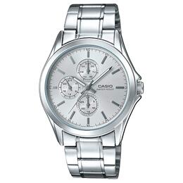 Casio Мужские серебряные часы стандартной серии mtp-v302d-7a