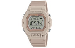 Casio Женские часы Standard Series 42,6 мм серого цвета lws-2200h-4av