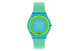 Swatch Зеленые часы унисекс ss08z100