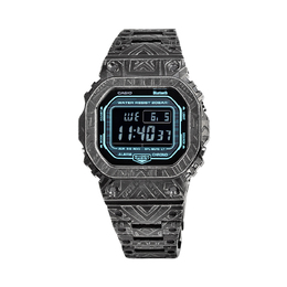 Casio Часы унисекс G-SQUAD Series 43,2 мм серебристо-синего цвета dw-b5600g-2改装-印第安
