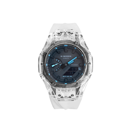 Casio Часы унисекс с двумя жидкокристаллическими/аналоговыми дисплеями, 48,5 мм, черные ga-2100-1a2pr改装-纯净之地