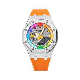 Часы унисекс Full Metal Series 44,5 мм Casio gm-2100mf-5a改装-花哨