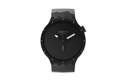 Swatch Мужские черные часы sb03b110 47 мм