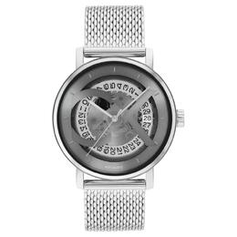 Наручные часы Calvin Klein с автоматическим механизмом, ремешком из нержавеющей стали, 40 мм, серым циферблатом, мужские часы 25300004