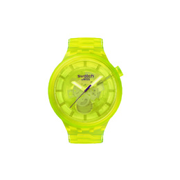 Swatch Мужские желтые часы sb05j103, 47 мм