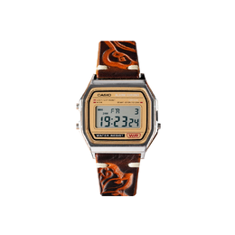 Часы унисекс Coffee Watch Casio a158wea-9jf改装-腰果风尚
