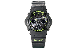 Casio Мужские часы с двойным жидкокристаллическим/аналоговым дисплеем, черные awg-m100sdc-1aprmyge
