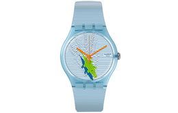 Swatch Женские синие часы suos107 41 мм