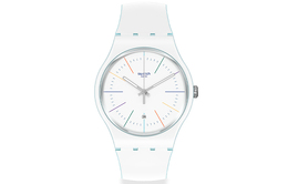 Swatch Белые часы унисекс suos404