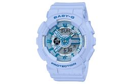 Casio Женские часы с кварцевым механизмом, японские/корейские, синий циферблат ba-110yk-2apr-配赠版