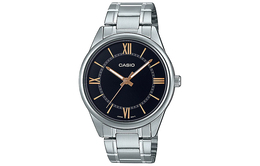 Casio Мужские стандартные черные часы mtp-v005d-1b5