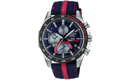 Casio Мужские черные часы EDIFICE eqb-1000tr-2adr