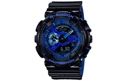 Casio Мужские часы с двойным жидкокристаллическим/аналоговым дисплеем, черные, ga-110lpa-1a