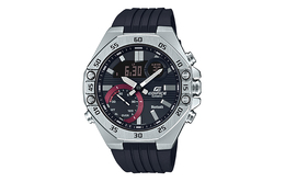Casio Мужские черные часы EDIFICE ecb-10yp-1apr