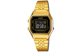 Casio Мужские молодежные черные часы la680wga-1b