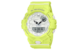 Casio Женские часы серии G-SQUAD, желтые, gma-b800-9apr