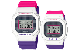 Серые часы унисекс-парные Table Series Casio dw-5600thb-7pr&bgd-560thb-7pr