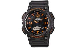 Casio Мужские молодежные черные часы aq-s810w-8a