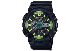 Casio Мужские часы с двойным жидкокристаллическим/аналоговым дисплеем, черные, ga-110ly-1a